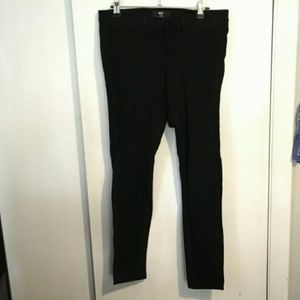 Black stretch skinny pants